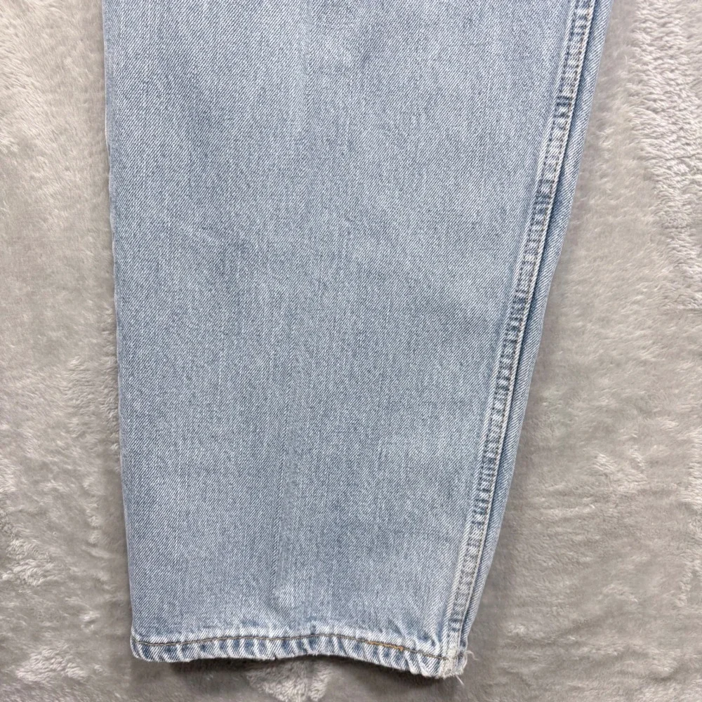 Y2K Levis 550 Relaxed Fit Jeans Mens 44x30 Light Wash Blue Denim Tapered Leg